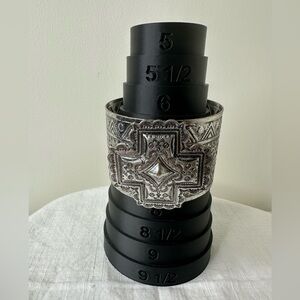 Silver Cross Cuff Size 7 1/2